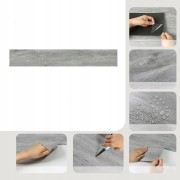 16x Płytka winylowa samoprzylepna marmur Panel winyl płyta 90x15 cm