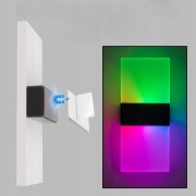 2x Bezprzewodowa lampa LED USB do ładowania magnetyczna3 poziomy jasności