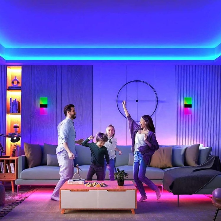 2x Bezprzewodowa lampa LED USB do ładowania magnetyczna3 poziomy jasności