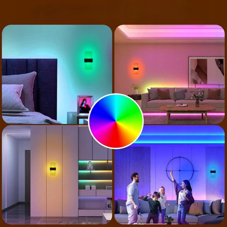 2x Bezprzewodowa lampa LED USB do ładowania magnetyczna3 poziomy jasności