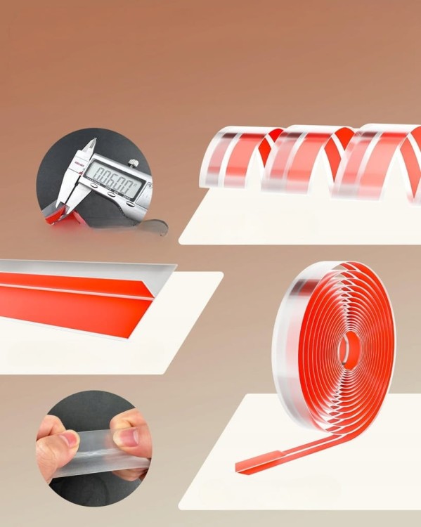 6m LISTWA TAŚMA USZCZELNIAJĄCA SILIKONOWA SAMOPRZYLEPNA DRZWI OKNA kształ T
