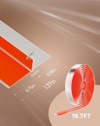 6m LISTWA TAŚMA USZCZELNIAJĄCA SILIKONOWA SAMOPRZYLEPNA DRZWI OKNA kształ T