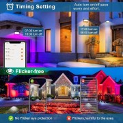 REFLEKTOR LED RGB ZMIANA KOLORU NA ZEWNĄTRZ BLUETOOTH