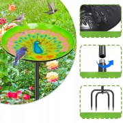 Ogrodowe POIDEŁKO KARMNIK dla ptaków do wbicia max. 99cm poidło na ziarno