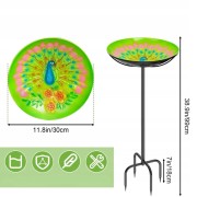 Ogrodowe POIDEŁKO KARMNIK dla ptaków do wbicia max. 99cm poidło na ziarno