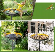 Ogrodowe POIDEŁKO KARMNIK dla ptaków do wbicia max. 99cm poidło na ziarno