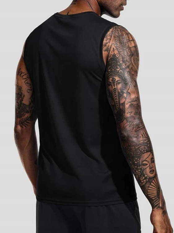 Koszulka Tank Top Szybkoschnący Oddychający Zestaw 3 szt Na Siłownię XXL