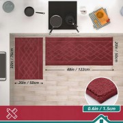 MATA KUCHENNA MATA PODŁOGOWA DYWAN ANTYPOŚLIZGOWY 50 x 76 cm + 50 x 122 cm