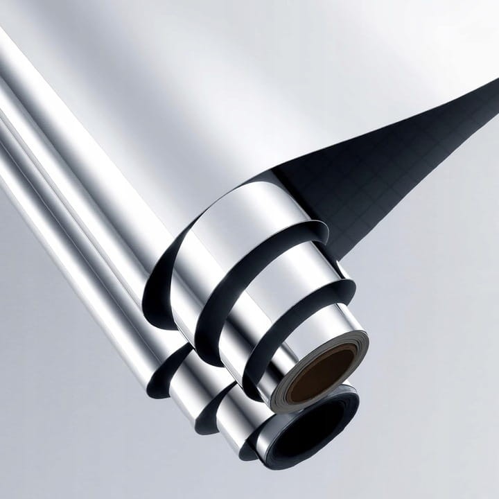 SAMOPRZYLEPNE FOLIA LUSTRZANA LUSTRO PEŁNEJ DŁUGOŚCI WODOODPORNY 700X30CM