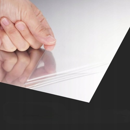 SAMOPRZYLEPNE FOLIA LUSTRZANA LUSTRO PEŁNEJ DŁUGOŚCI WODOODPORNY 700X30CM