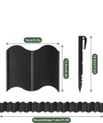 Zestaw obrzeże trawnikowe KOTWY 13,5 x 16 cm / 60szt do ogrodu