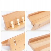 Wieszak Półka Wisząca Organizer Na Klucze Do Przedpokoju lite drewno