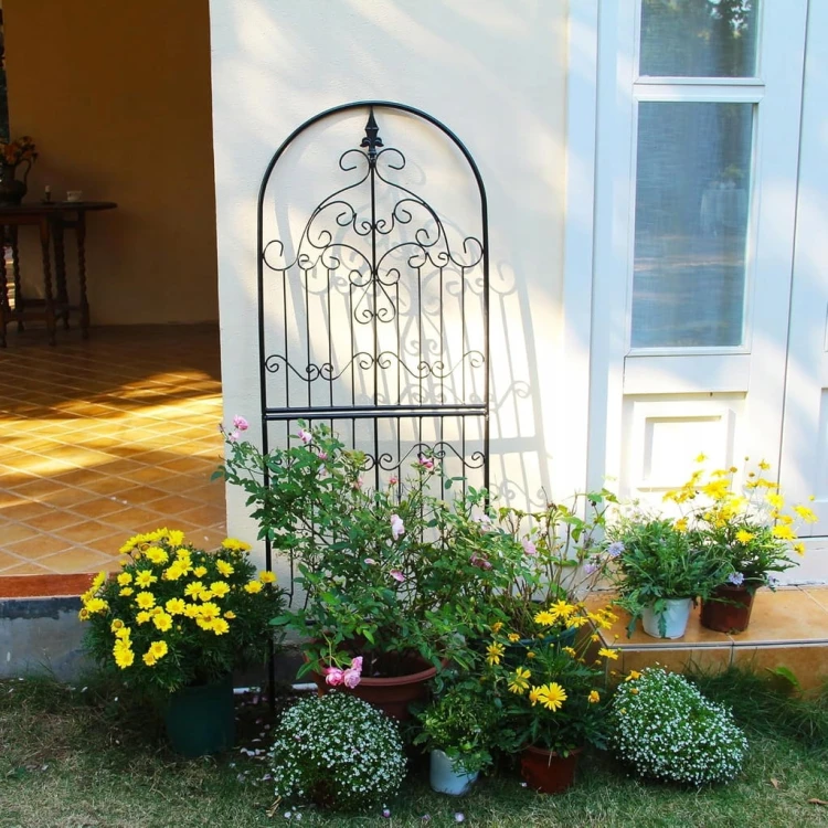 Krata kratownica podpora podpórka pergola ogrodowa metalowa dekoracyjna