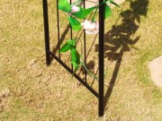 Pergola ogrodowa krata łuk podpora metal do roślin pnączy dekoracyjna