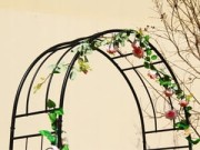 Pergola ogrodowa krata łuk podpora metal do roślin pnączy dekoracyjna