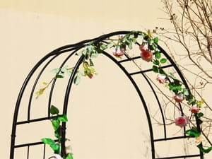 Pergola ogrodowa krata łuk podpora metal do roślin pnączy dekoracyjna