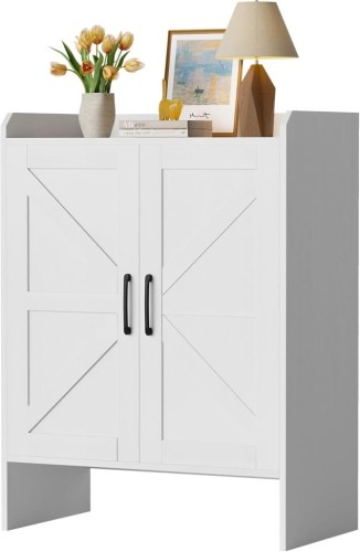 5-poziomowa szafka na buty wolnostojąca BIAŁA regał na buty zamykany