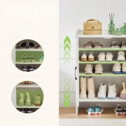 5-poziomowa szafka na buty wolnostojąca BIAŁA regał na buty zamykany