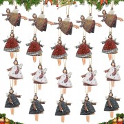 Zawieszki świąteczne bożonarodzeniowe na choinkę 20 szt ozdoby święta