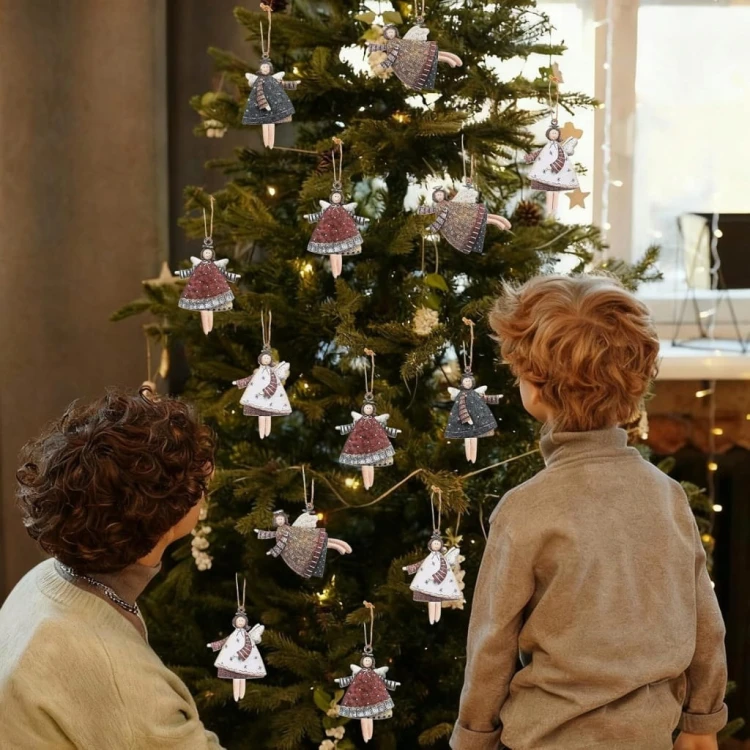 Zawieszki świąteczne bożonarodzeniowe na choinkę 20 szt ozdoby święta