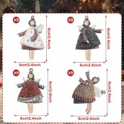 Zawieszki świąteczne bożonarodzeniowe na choinkę 20 szt ozdoby święta