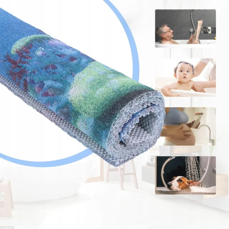 Antypoślizgowa Mata Łazienkowa do Wanny Prysznica 60x60 cm