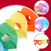 Girlanda papierowa wiosna urodzinowa kolorowa 7 styli każda 300cm