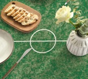 Obrus na stół piłka nożna sportowy boisko 100x100cm