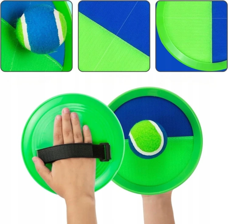 Gra Zręcznościowa na Rzepy CATCH BALL Rzucaj I Łap Piłka na Rzep