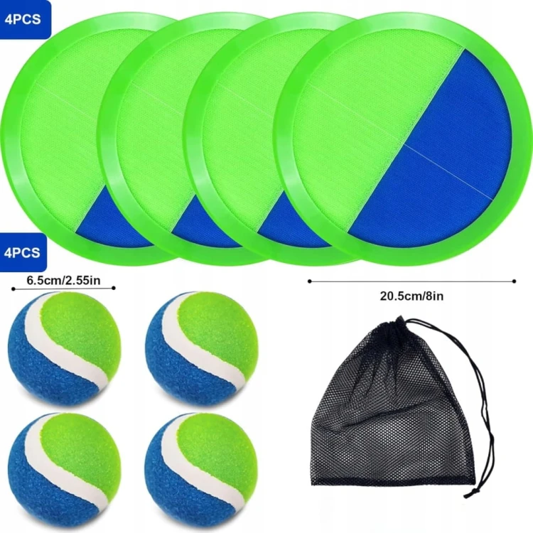 Gra Zręcznościowa na Rzepy CATCH BALL Rzucaj I Łap Piłka na Rzep