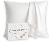 Poszewka 100% jedwab morowy BIO luksus 22 momme 65x65cm Naturalna biała