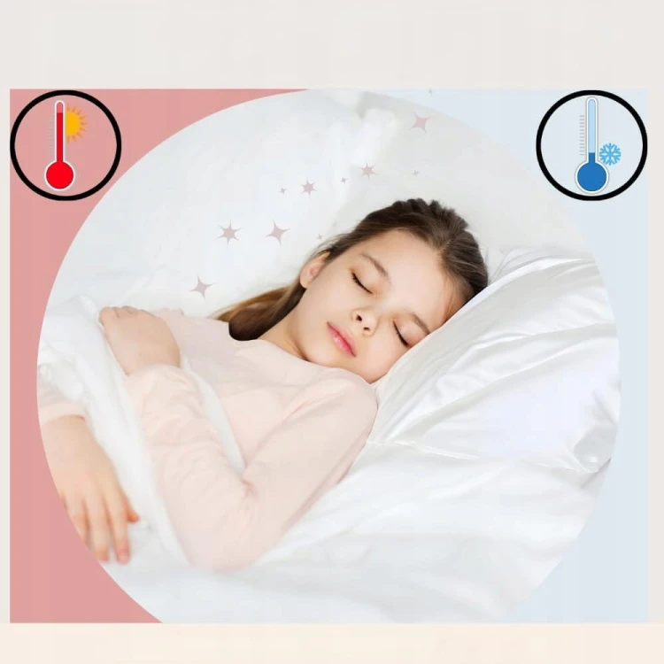 Poszewka 100% jedwab morowy BIO luksus 22 momme 65x65cm Naturalna różowa