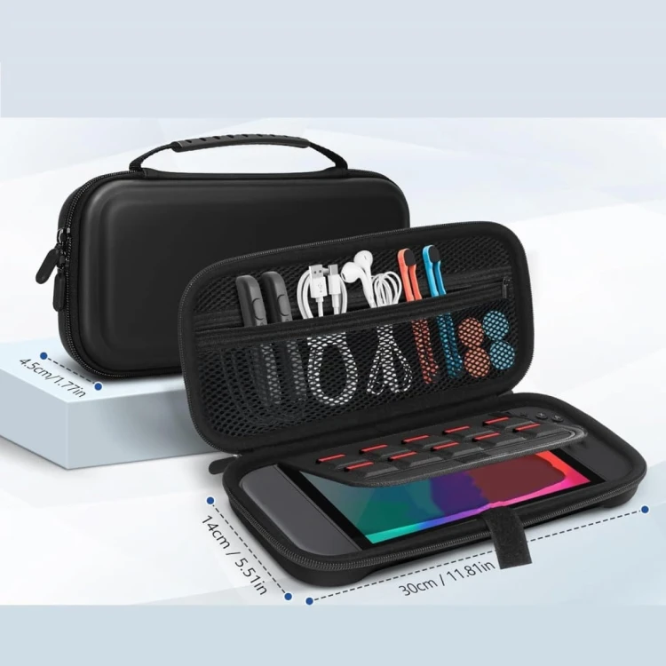 Etui CASE Pokrowiec Futerał do konsoli NINTENDO SWITCH 2 Wzmocnione Czarne