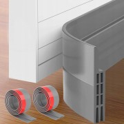 LISTWA TAŚMA USZCZELNIAJĄCA SILIKONOWA SAMOPRZYLEPNA DRZWI OKNA SZARA 2x