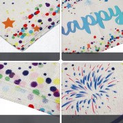 Bieżnik na Stół Urodzinowy 33x180 cm Dekoracyjny Happy Birthday