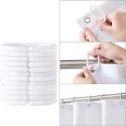 ZASŁONA PRYSZNICOWA TEKSTYLNA Wesołych Świąt z haczykami 180x180 cm święta