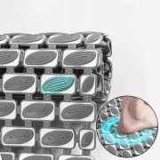 Mata łazienkowa dywanik prysznicowa do wanny antypoślizgowa 90 x 40 cm