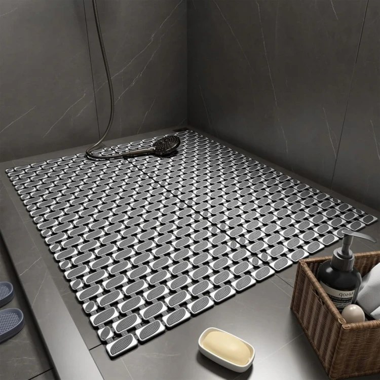 Mata łazienkowa dywanik prysznicowa do wanny antypoślizgowa 90 x 40 cm