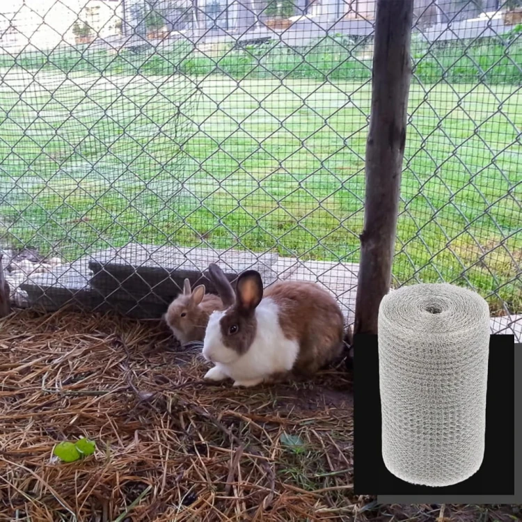 Siatka miedziana ochronna elastyczna 9m x 12,7cm ochrona roślin