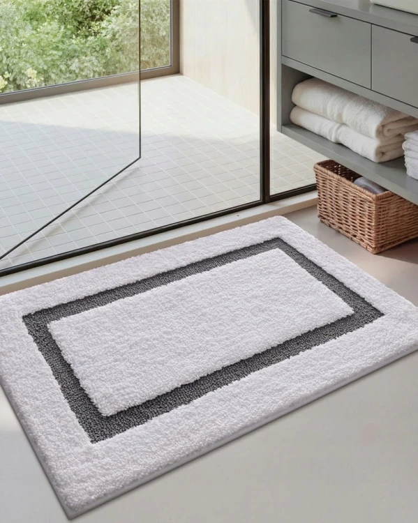 Mata łazienkowa antypoślizgowa chłonna dywanik łazienkowy mikrofibry 44x76
