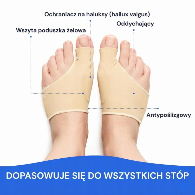 Separator na haluksy Korektor na haluksy 2 opakowania S/M