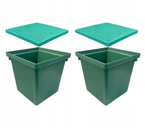 2x Gniazdo studnia rewizyjne na kable 500 x 500 właz