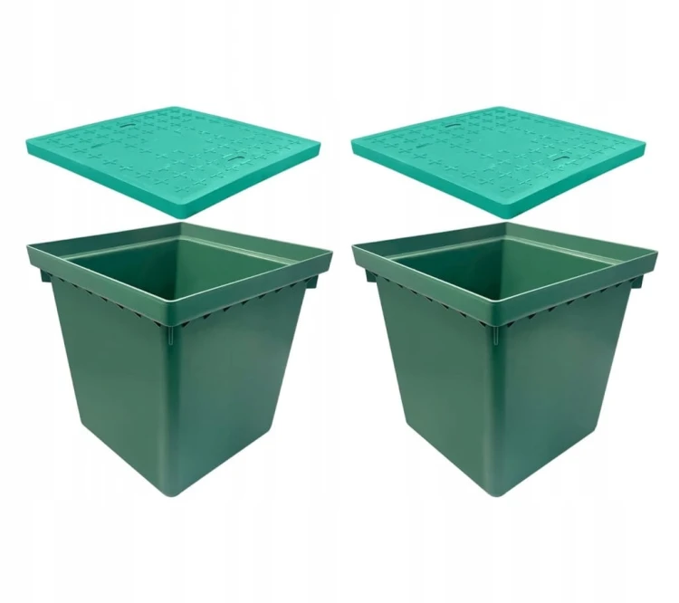 2x Gniazdo studnia rewizyjne na kable 500 x 500 właz
