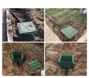 2x Gniazdo studnia rewizyjne na kable 500 x 500 właz