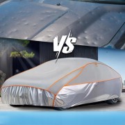 MRWIZMS Wzmocniona plandeka samochodowa 400-450 cm