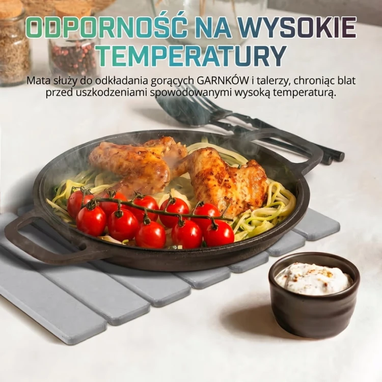 Mata silikonowa okrzemkowa chłonna szybkoschnąca suszenia naczyń 40x30