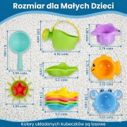DUŻY ZESTAW ZABAWEK DO KĄPIELI zabawki do kąpieli wody basenu wanny