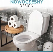 Deska sedesowa wolnoopadająca Antybakteryjna slim