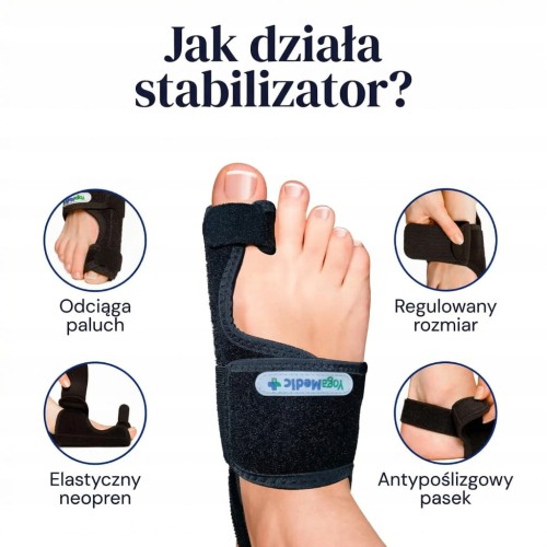 Separator SZYNA na haluksy Korektor na haluksy 2 opakowania po 2szt.